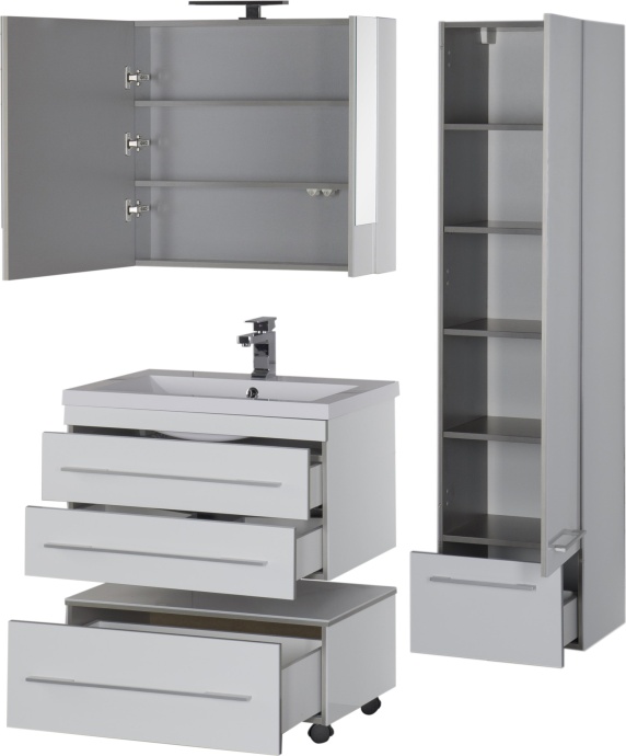 Мебель для ванной Aquanet Верона 75 подвесная белая 176669 - 33