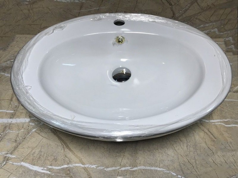 Накладная раковина Ceramalux Classic 60 белый  3573 - 1