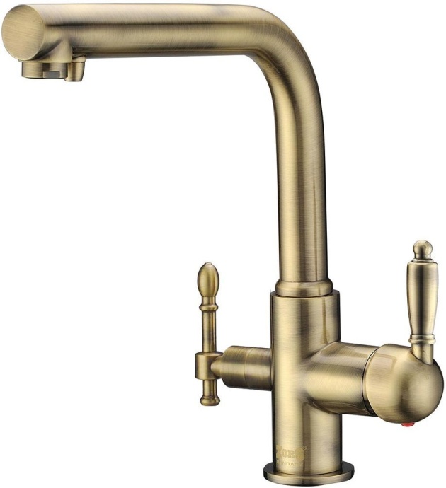 Смеситель Zorg Clean Water ZR 313 YF-33 BR для кухонной мойки - 0