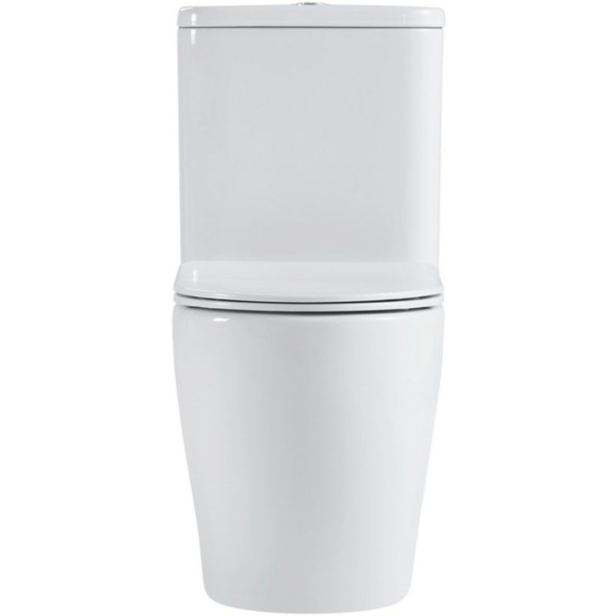 Унитаз напольный Black&White Universell белый с сиденьем микролифт 7789W - 1