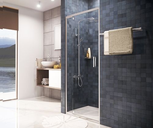 Душевая дверь в нишу Wasserkraft Berkel 48P04 90 см - 1