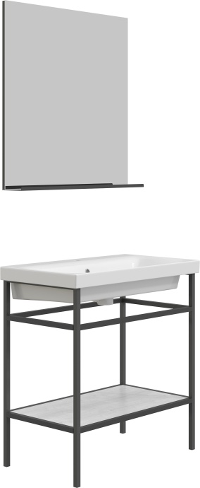 Мебель для ванной DIWO Смоленск 80 с раковиной Moduo 80 484000 - 2