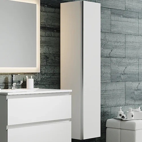 Шкаф-пенал Sanvit Авеню 32 белый глянец pavenuw - 1