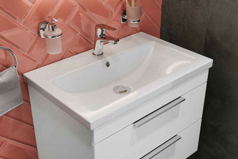 Тумба с раковиной STWORKI Копенгаген 70 белая 467218 - 3