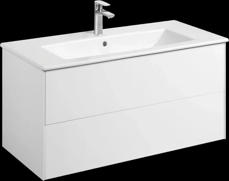 Комплект мебели Aquaton Сохо 100 белый глянцевый - 3