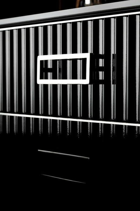 Тумба под раковину моноблок Boheme Armadi Art Monaco 80 черный глянец - хром 866-080-BCR - 7