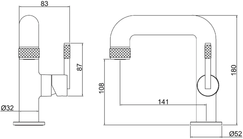 Смеситель для раковины Allen Brau Reality хром 5.32001-00 - 1