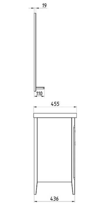 Комплект мебели для ванной Монте 100 Благородный Бежевый 1079201 - 10