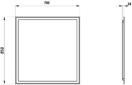 Зеркало ASB-Mebel Марика 70 12224 - 2