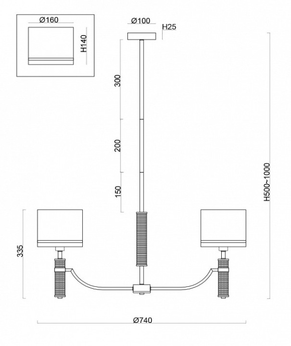 Подвесная люстра Freya Albero FR5108PL-05N - 2