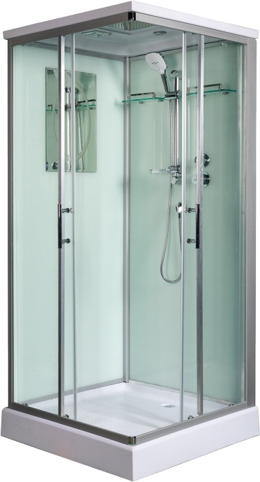 Душевая кабина Weltwasser WW500 LAINE 1002 100х100 хром  10000003263 - 0