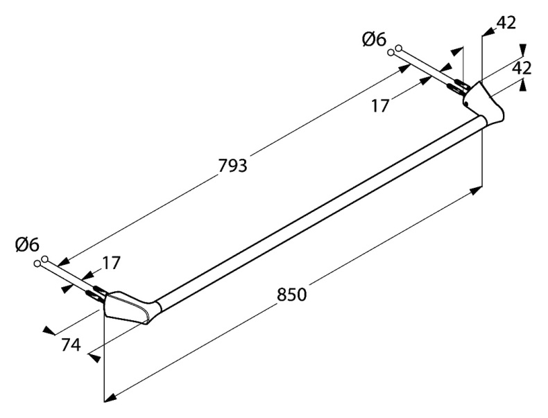 Полотенцедержатель Kludi   5397905 - 2