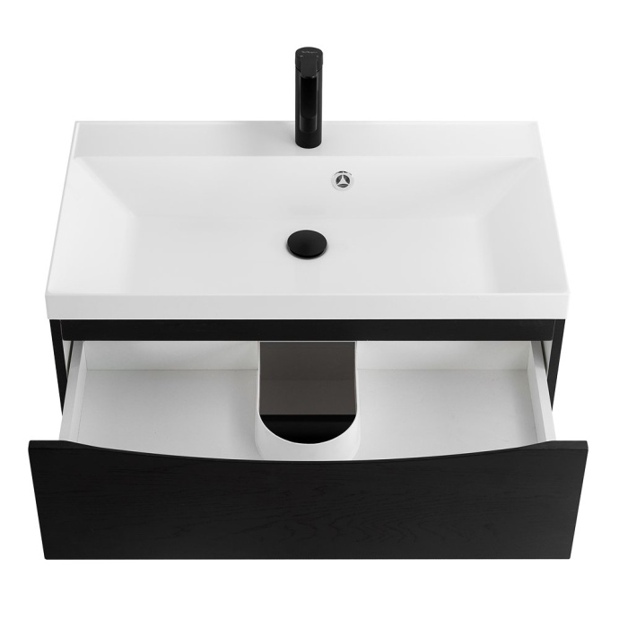 Комплект мебели Belbagno Marino 80 темное дерево - 14