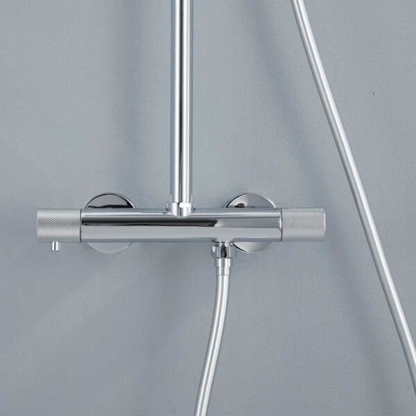 Душевая стойка Vincea Desire VSFS-1D0TCH с термостатом, хром - 4