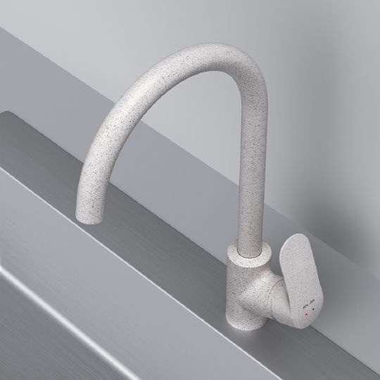 Смеситель AM.PM Like для кухонной мойки, белый камень F8007133 - 1