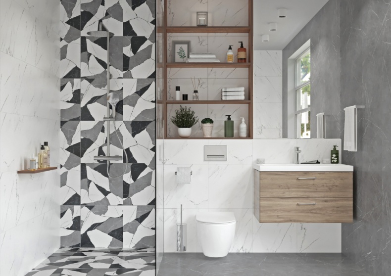 Тумба для комплекта Cersanit Lara 70 орех 63415 - 1