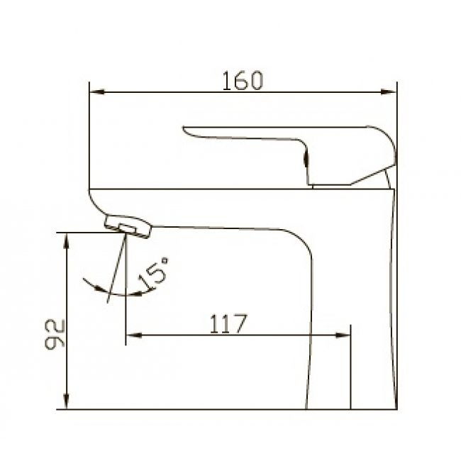 Смеситель Kaiser Glory 69011 для раковины, хром - 1