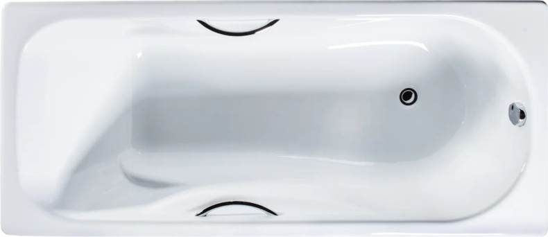 Чугунная ванна Универсал Сибирячка 170x75 см, пристенная, на ножках 4607152360264  - 0