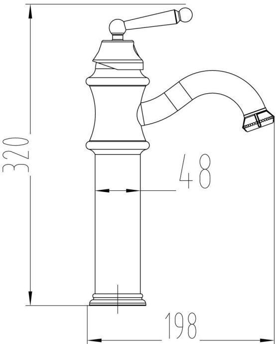 Смеситель Milacio Yeste MC.507.SL для кухонной мойки - 1