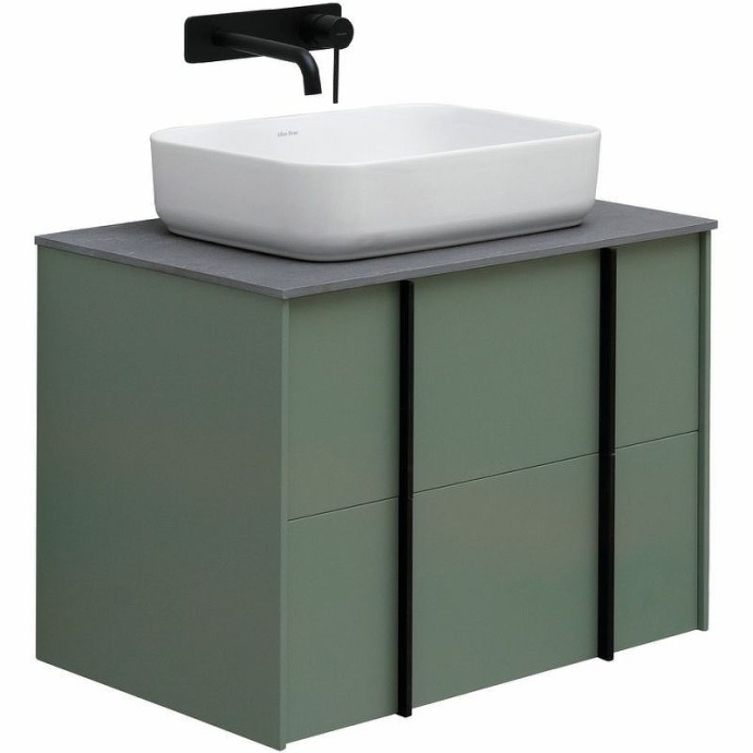 Тумба под раковину Allen Brau Reality 70 серо - зеленый матовый 1.32004.CGM - 0