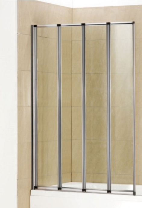 Шторка на ванну Weltwasser WW100 100ZA4- 90х140 хром  10000002759 - 0