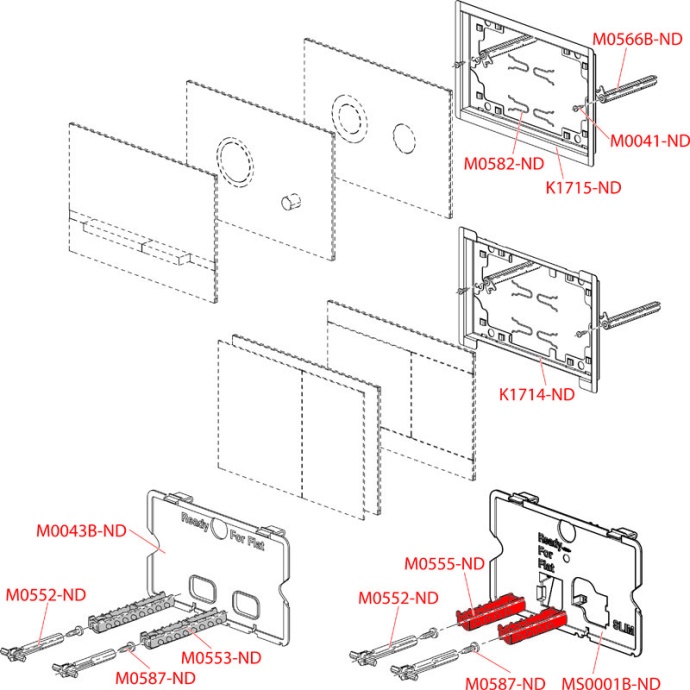 Кнопка смыва AlcaPlast  хром  FUN-WHITE - 2