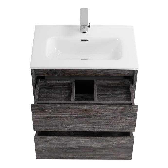 Тумба под раковину BelBagno Kraft 39 60 темное дерево KRAFT 39-600/390-2C-SO-PP - 3