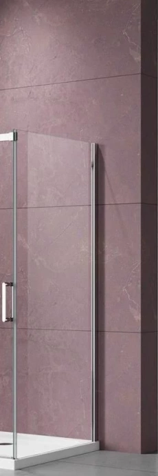 Боковая стенка Vincea Dice 90х200 профиль хром стекло прозрачное VSG-4D900CL - 1