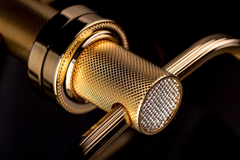 Полотенцедержатель Boheme Royal Cristal золото 10925-G-B - 1