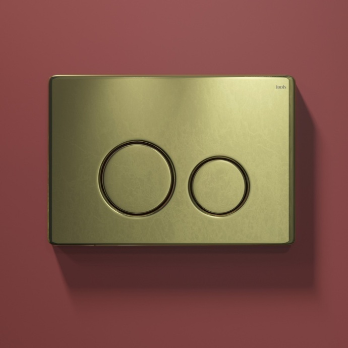 Клавиша смыва, универсальная, золото UNS01GGi77 - 3