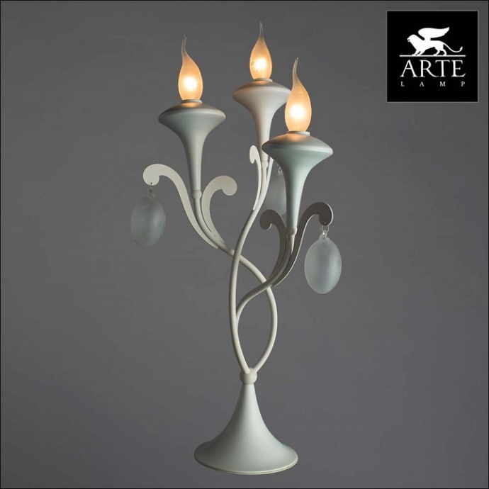 Настольная лампа Arte Lamp Montmartre A3239LT-3WH - 1