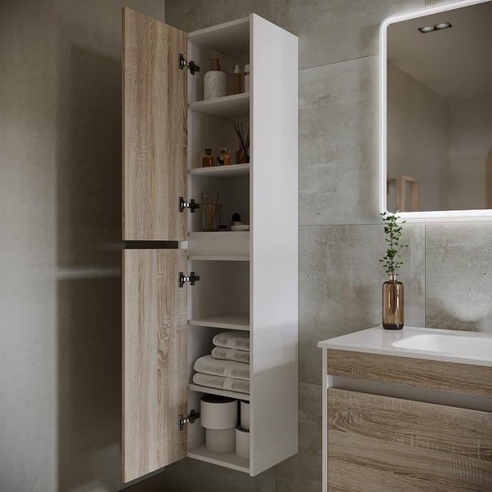 Шкаф-пенал Sancos Smart 35 белый PSM35E - 1