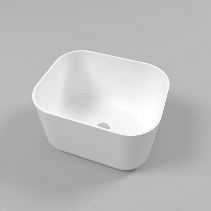 Раковина накладная Whitecross Lazurit 50х40 белая глянцевая 0713.050040.100 - 0