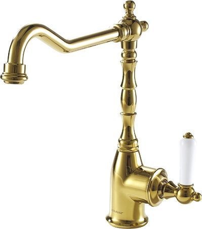 Смеситель для кухонной мойки Bravat Art золото  F775109G-1 - 0