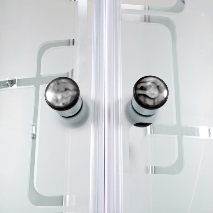 Душевая кабина Deto EM 100х100  EM1510NLED+GM - 11