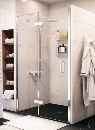 Душевая дверь в нишу Wasserkraft Aller White 10H05LW 120 см 10H05LWHITE - 1