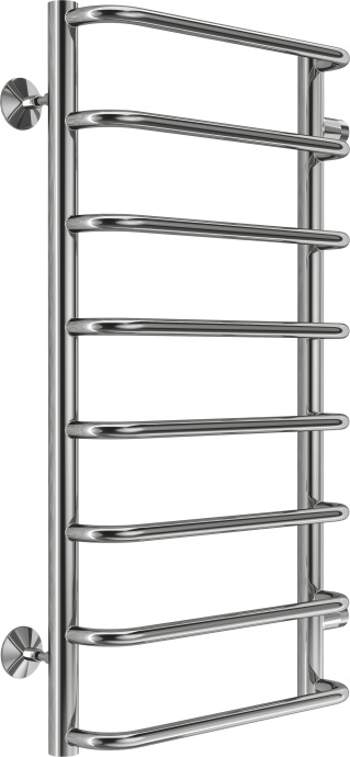 Водяной полотенцесушитель Terminus Стандарт П8 400x800 Хром боковое подключение 4670078530363 - 1