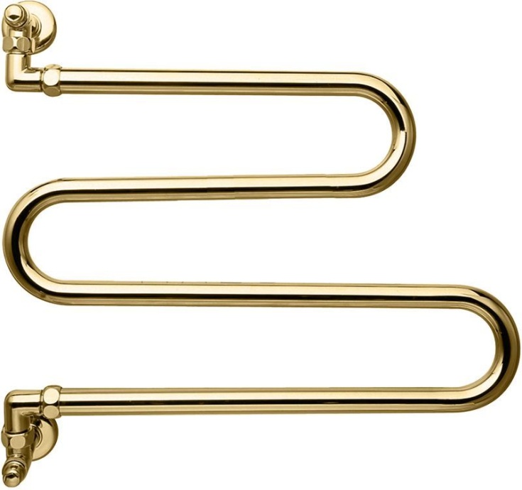 Полотенцесушитель водяной Margaroli Vento 406 золото 406GO - 0