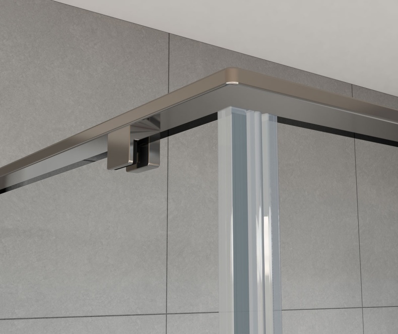 Душевой уголок Vincea Arno 150х80 профиль хром стекло прозрачное VSR-1A8015CL - 3