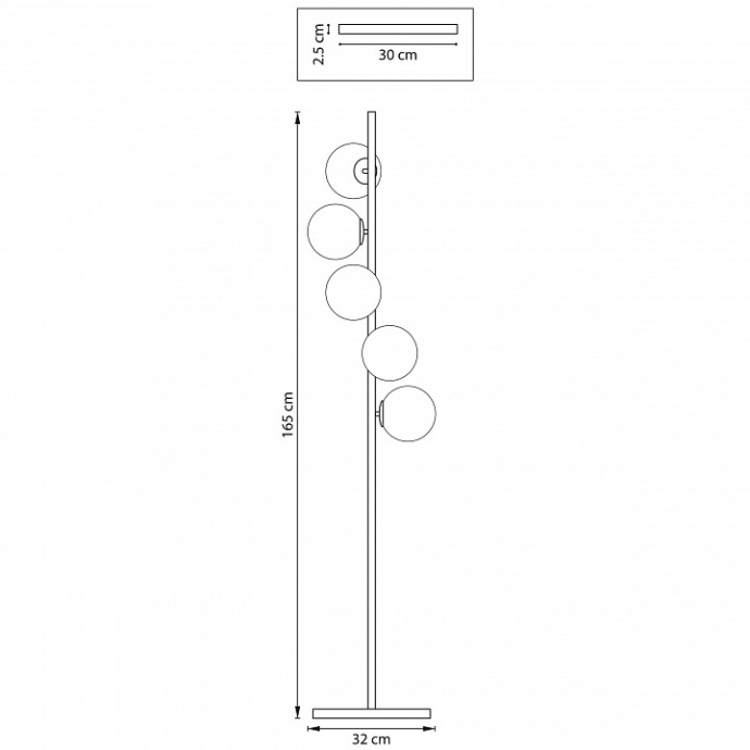 Торшер Lightstar Croco 815753 - 1