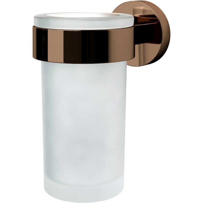 Стакан для зубных щеток WasserKRAFT Asphe розовое золото K-77728 - 0