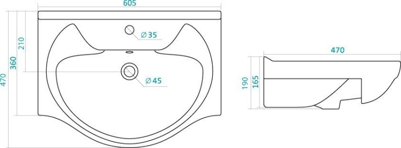 Мебель для ванной Style Line Эко Стандарт №15 60 белая - 16