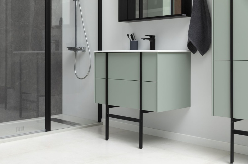 Тумба под раковину Allen Brau Reality 120 серо - зеленый матовый 1.32008.CGM - 17