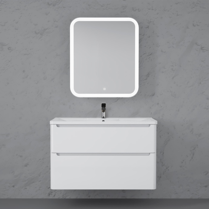 Мебель для ванной STWORKI Монтре 100 белая 555341 - 7