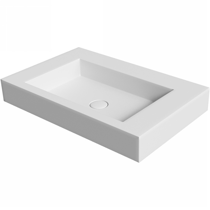 Раковина - столешница Armadi Art Flat 70 белый матовый 888-70 - 0