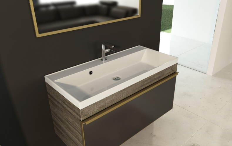 Мебельная раковина Vod-Ok Classic 80 4160 - 2