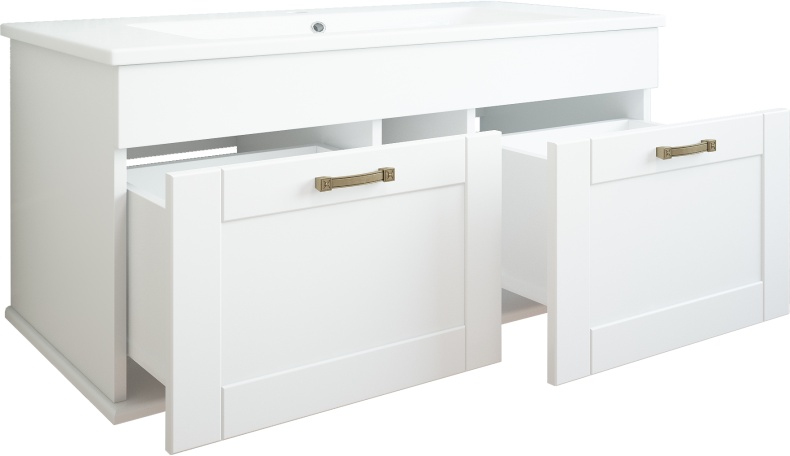 Тумба для комплекта Sanflor Ванесса 95 подвесная, белая С15327 - 4