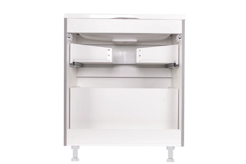 Тумба под раковину Style Line Бергамо мини 70 Люкс Plus, серый  СС-00002312 - 3