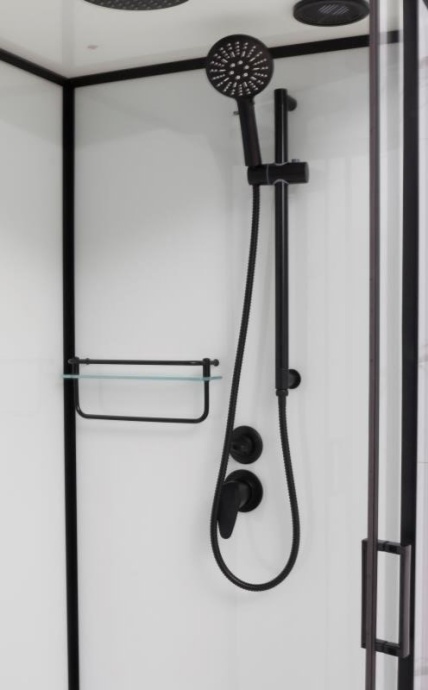 Душевая кабина Frank F420 Black низкий поддон 420240 - 1