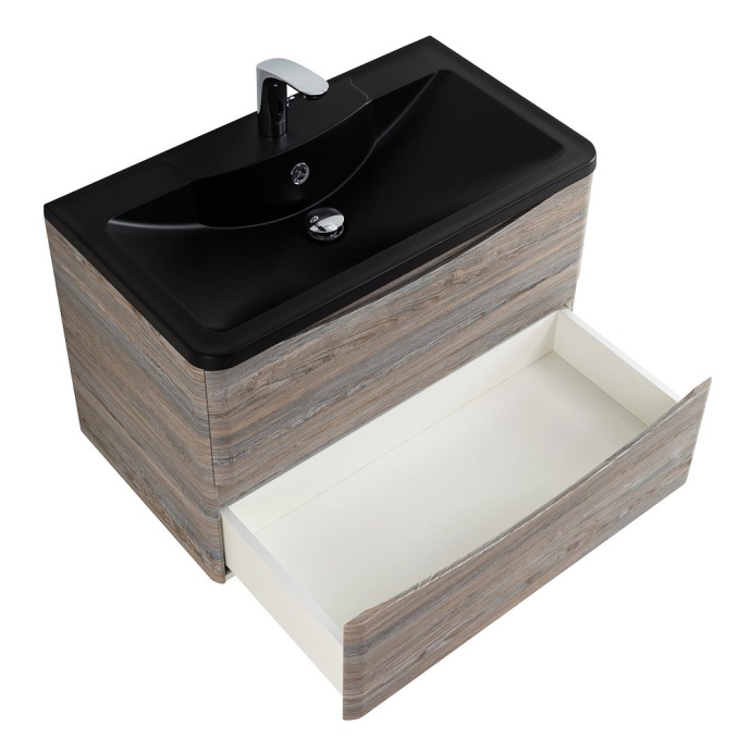 Тумба с раковиной BelBagno Acqua 100 светлое дерево - 11